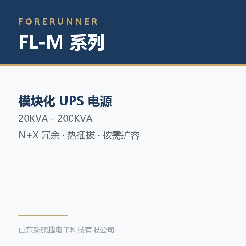 FL-M 系列模块化 UPS（淄博桓台县UPS电源）
